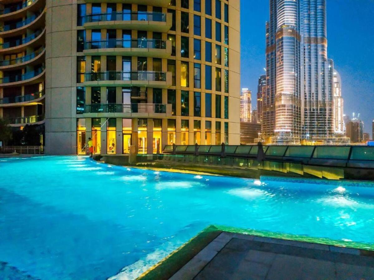 First Class 3Br With Full Burj Khalifa And Fountain View Dubai Exterior photo