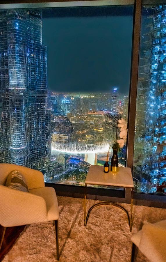 First Class 3Br With Full Burj Khalifa And Fountain View Dubai Exterior photo