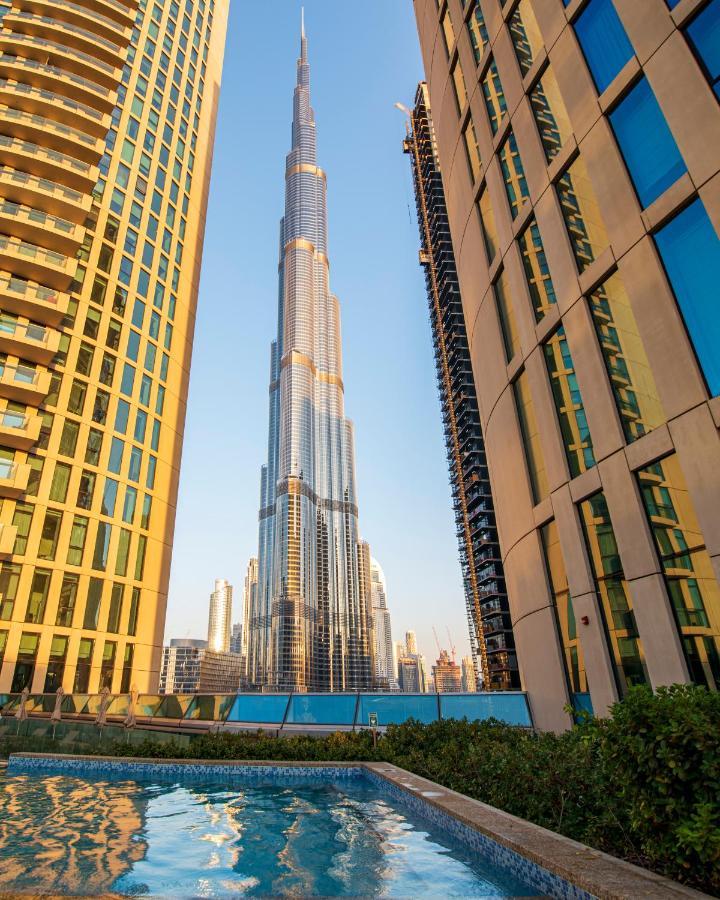 First Class 3Br With Full Burj Khalifa And Fountain View Dubai Exterior photo
