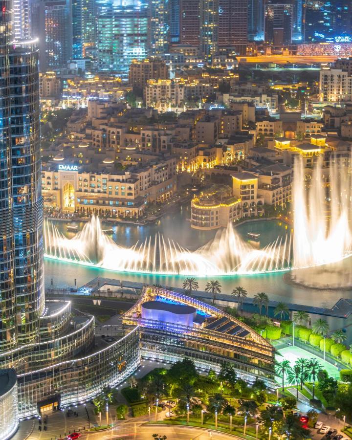 First Class 3Br With Full Burj Khalifa And Fountain View Dubai Exterior photo