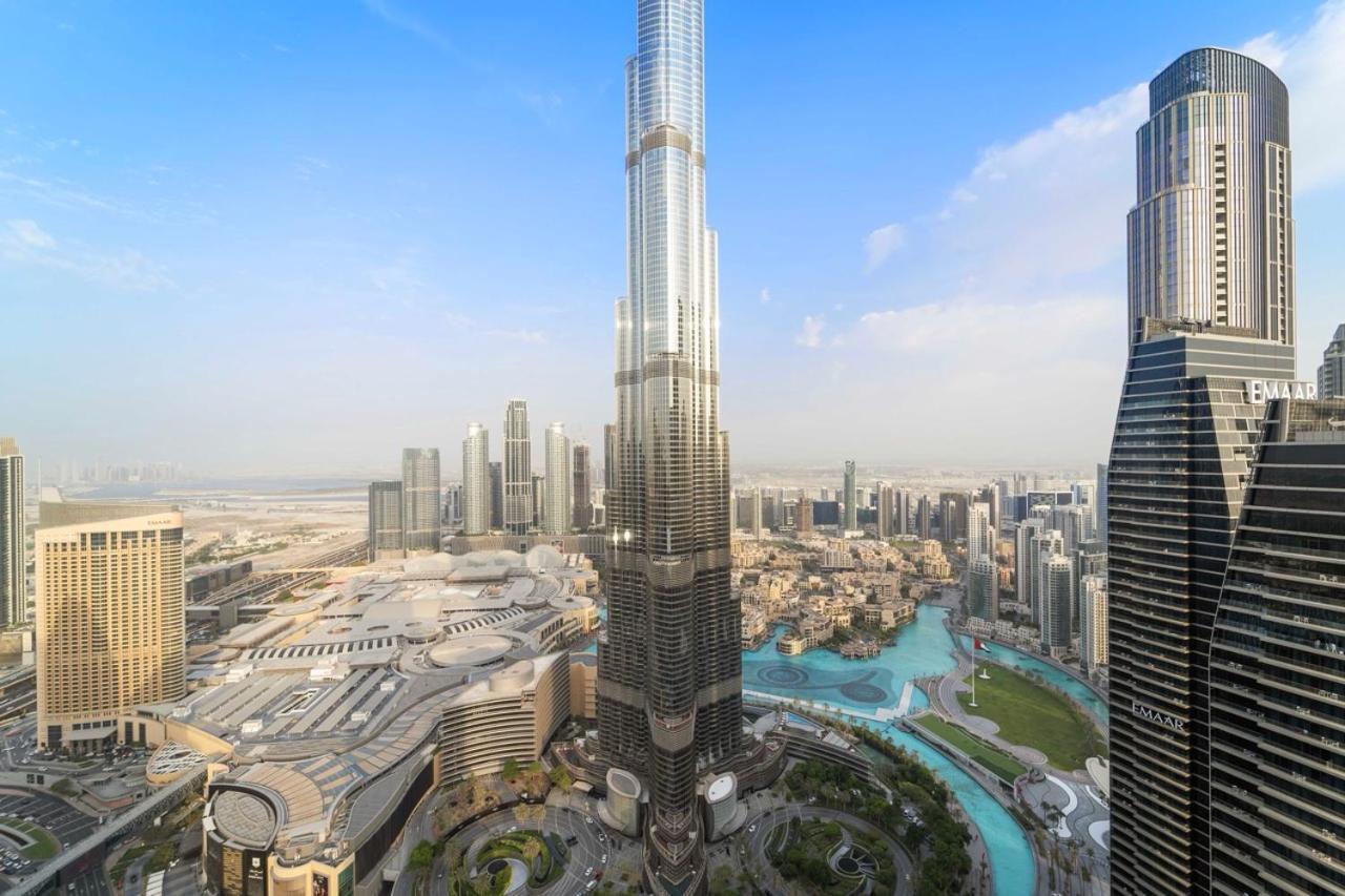 First Class 3Br With Full Burj Khalifa And Fountain View Dubai Exterior photo